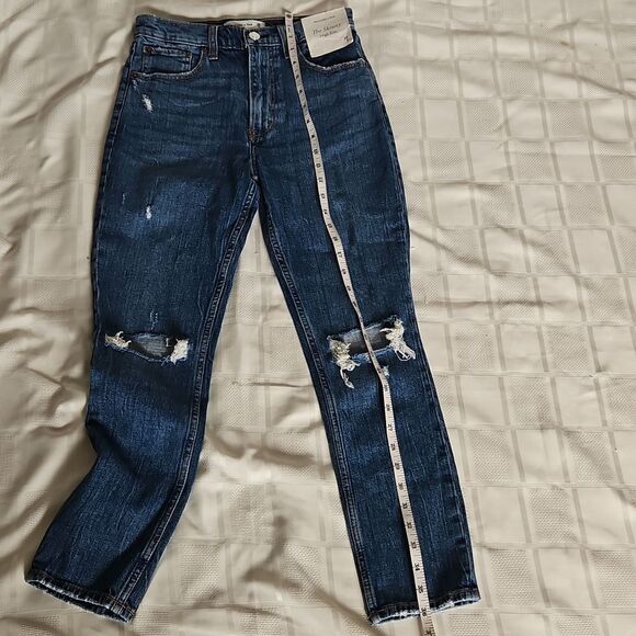 Women's Blue High-Rise Skinny  Jeans - Picture 8 of 16